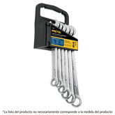 Juego de 6 llaves combinadas desde 5/16" hasta 5/8" pretul..